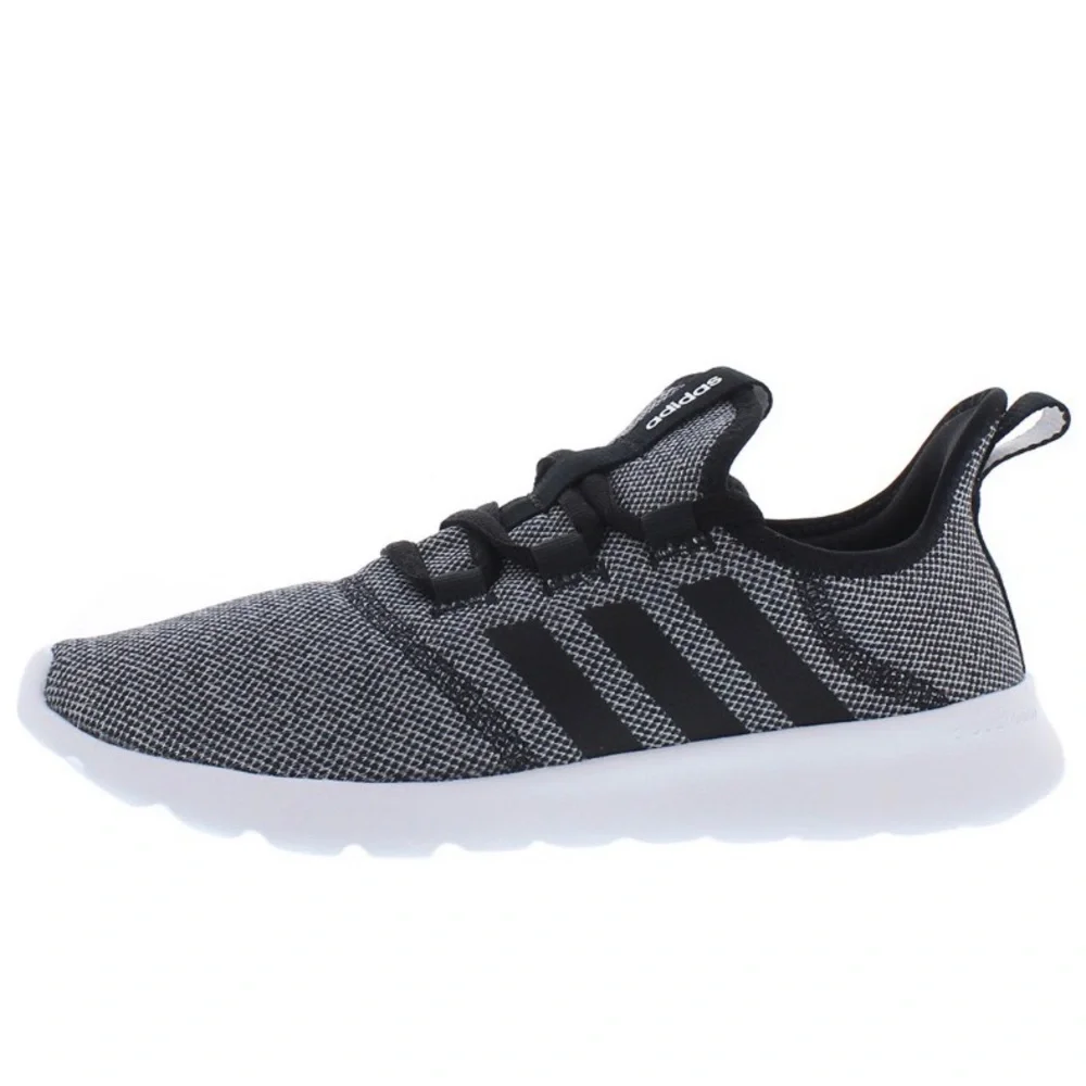 Adidas Running cushioned comfort adjustable fit black cloudfoam Pure 2.0 shoes